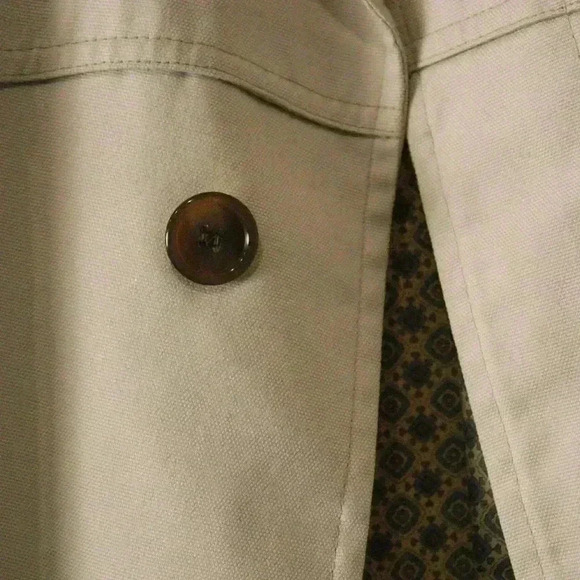 London Fog Rain/Maincoats, Londontown Corp, Cream/beige mens 40 reg vintage - Picture 8 of 10